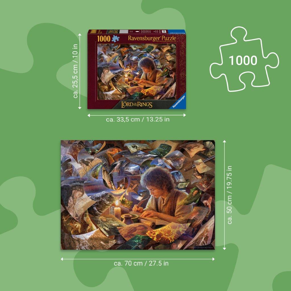 Ravensburger The Lord of the Rings Frodo's Journey 1000 Piece Jigsaw Puzzle