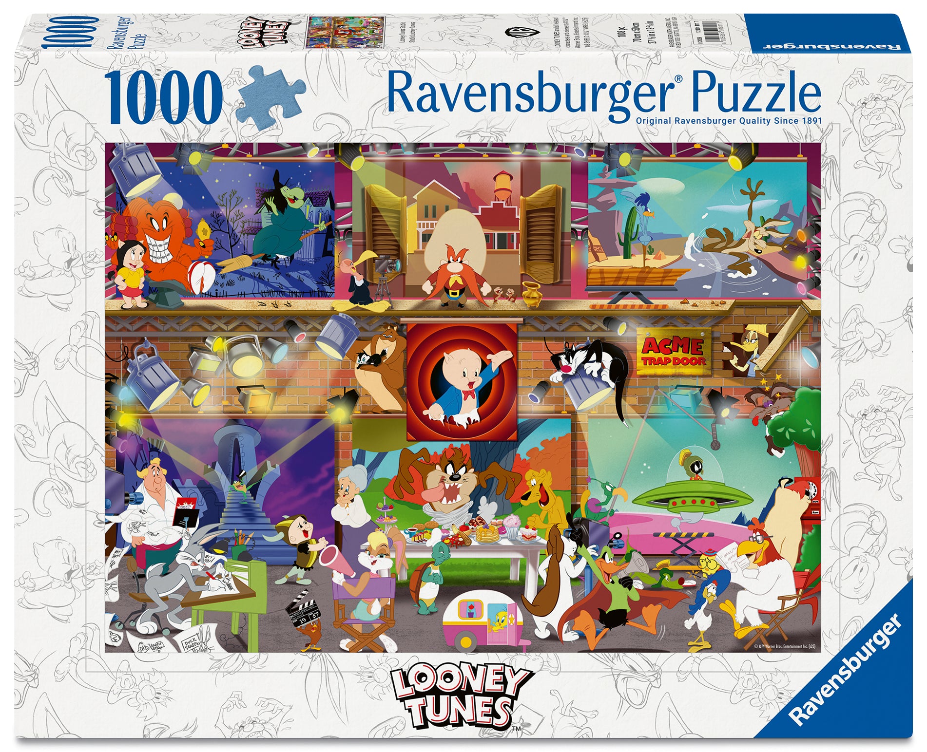 Ravensburger Looney Tunes Studio 1000 Piece Jigsaw Puzzle