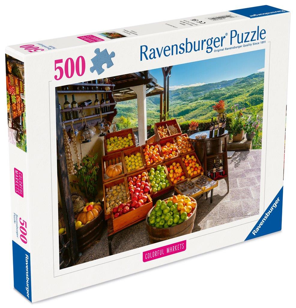 Ravensburger Fruit Market Croatia 500 Piece Puzzle
