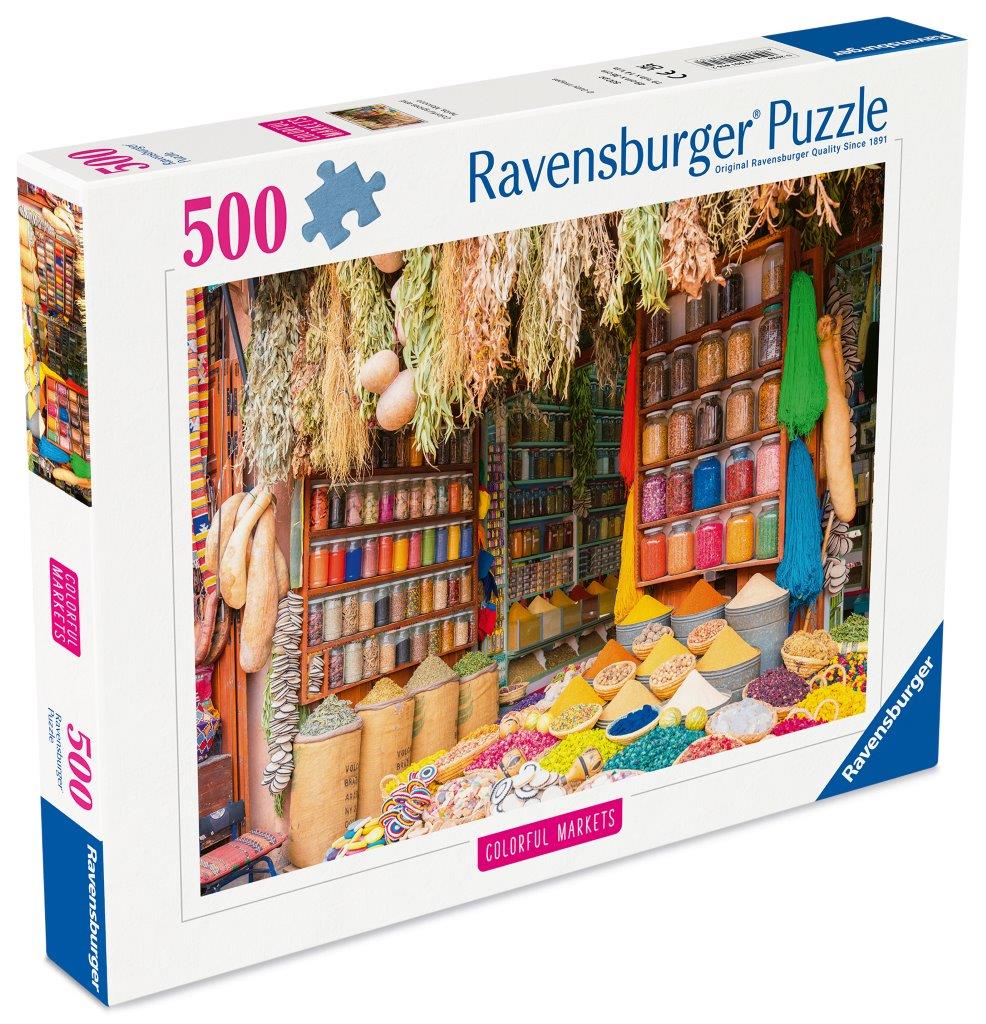 Ravensburger Colorful Spices Morocco 500 Piece Puzzle