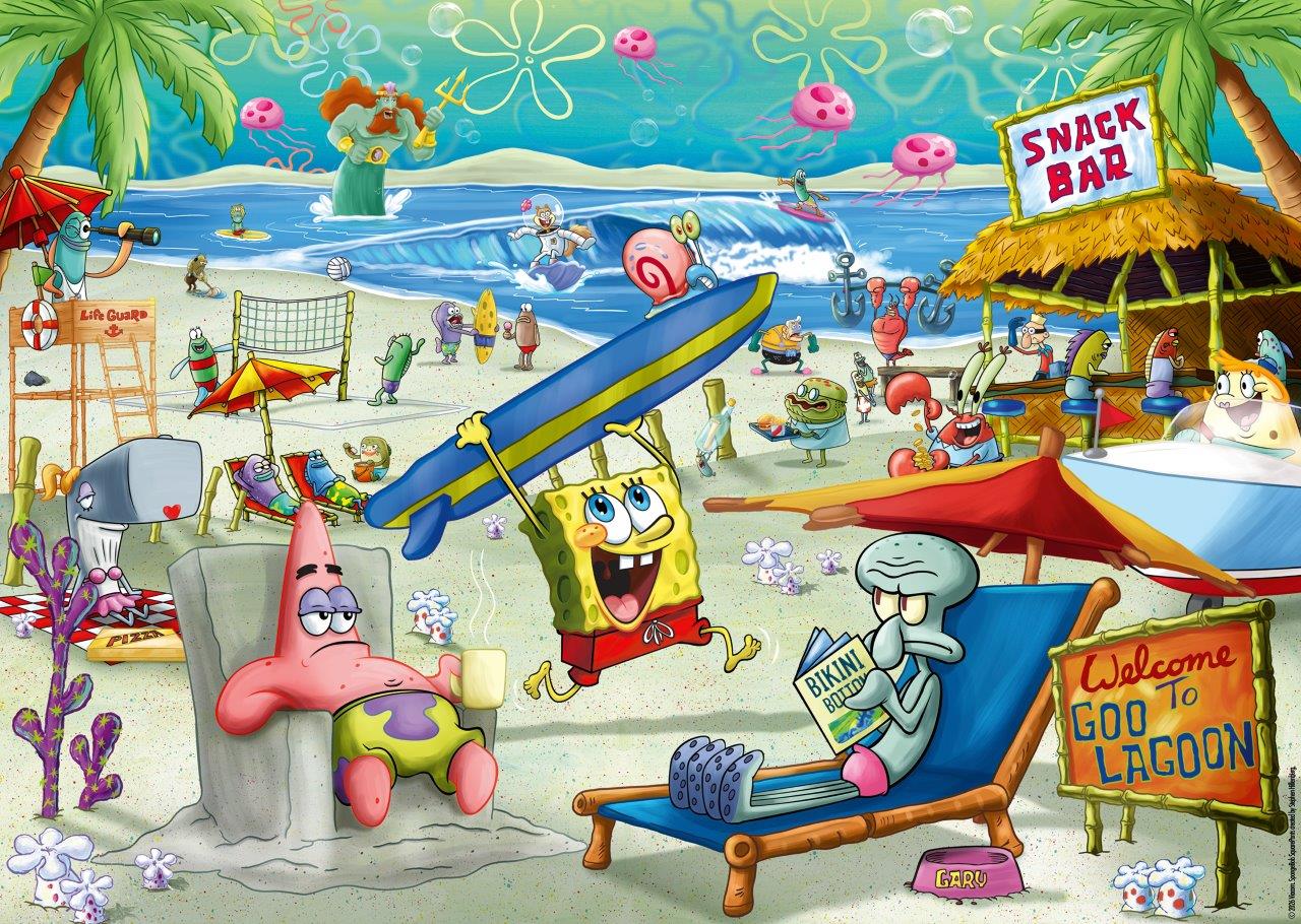 Ravensburger Spongebob 1000 Piece Jigsaw Puzzle