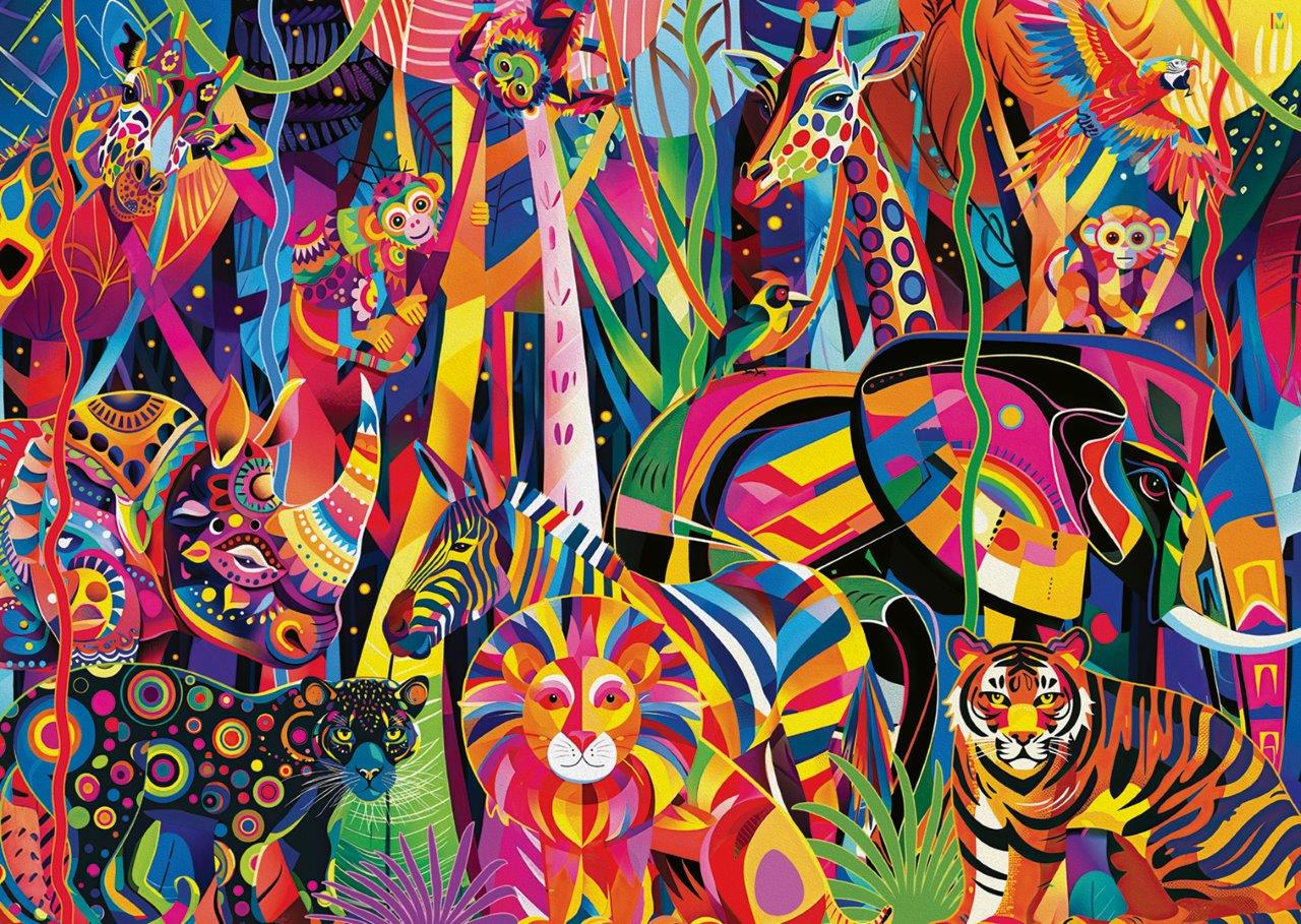 Ravensburger Jeweled Jungle 500 Piece Jigsaw Puzzle