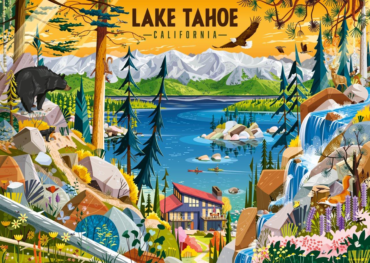 Ravensburger Sacred Lake Tahoe 1000 Piece Jigsaw Puzzle