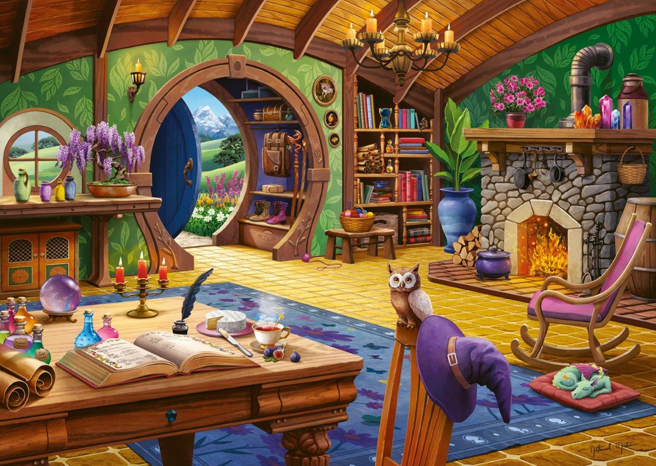 Ravensburger Charmed Cottage 1000 Piece Jigsaw Puzzle