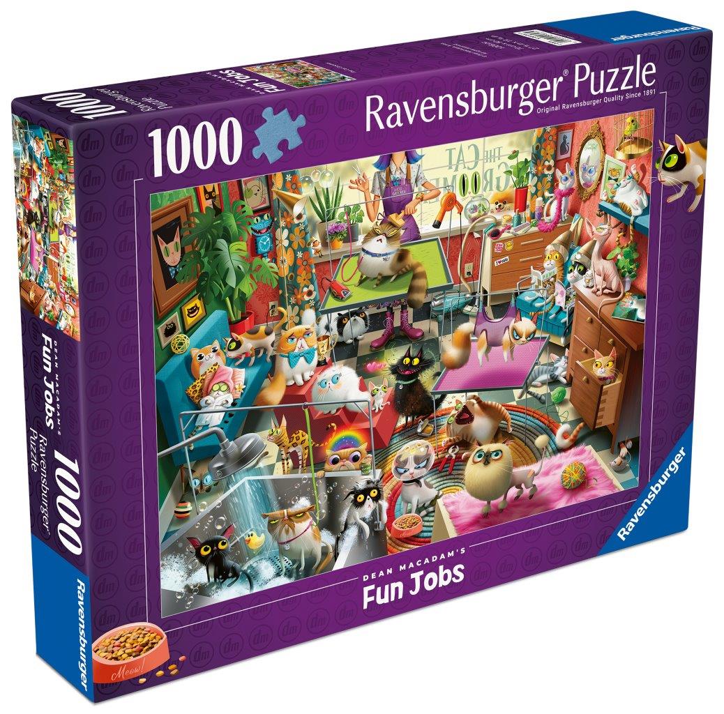 Ravensburger The Cat Groomer 1000 Piece Jigsaw Puzzle