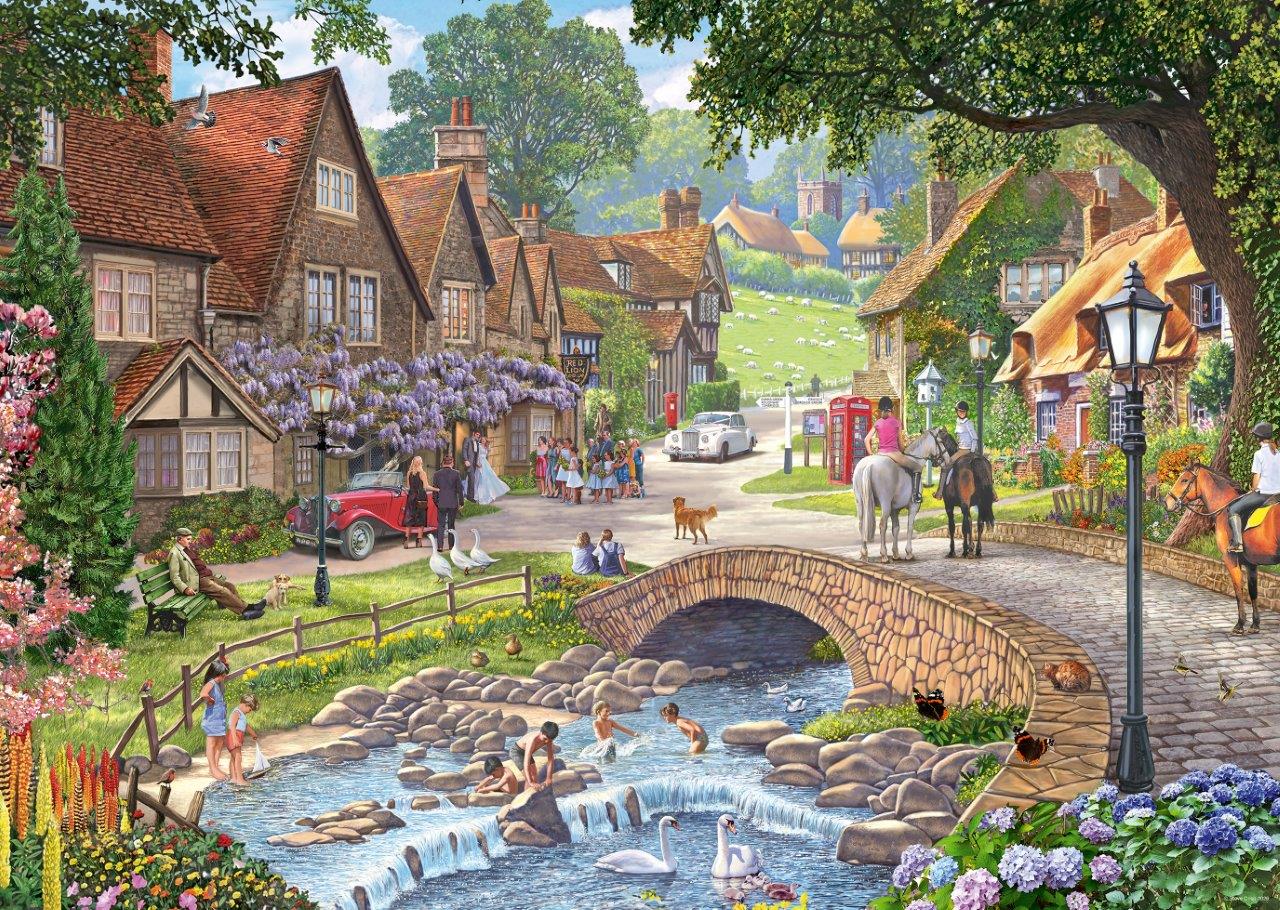 Ravensburger Leisure Days No 13: Lazy Days by Steam 1000 Piece Jigsaw Puzzle