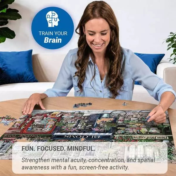 Ravensburger Busy High Street No. 1 1000 Piece Jigsaw Puzzle