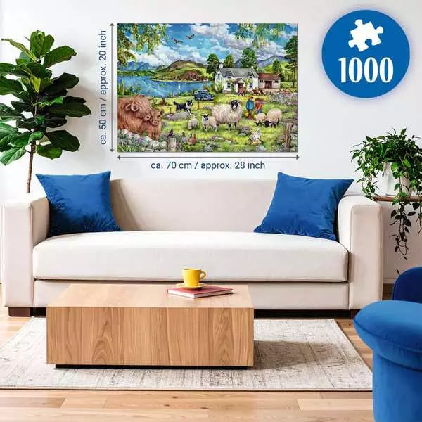 Ravensburger Country Farm 1000 Piece Jigsaw Puzzle