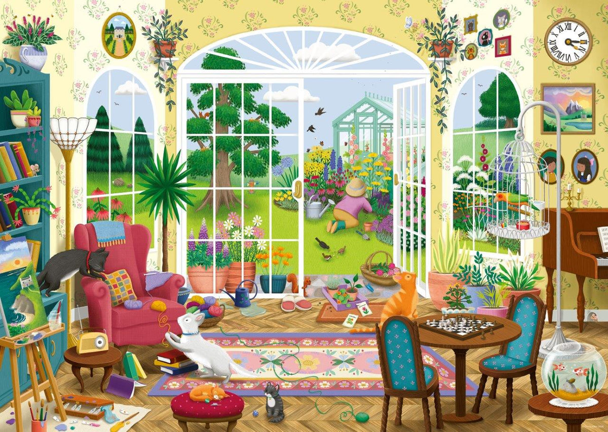 Ravensburger Summer Garden Parlour 1000 Piece Jigsaw Puzzle