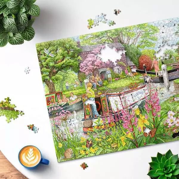 Ravensburger Cosy Cafe No. 4 River Cafe 1000 Piece Jigsaw Puzzle