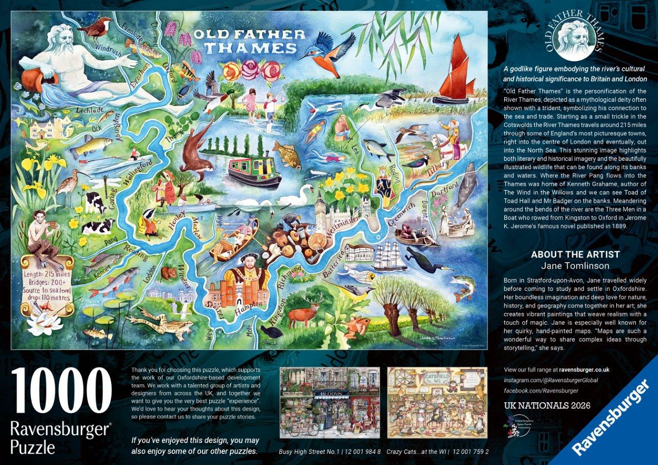 Ravensburger Old Father Thames 1000 Piece Jigsaw Puzzle