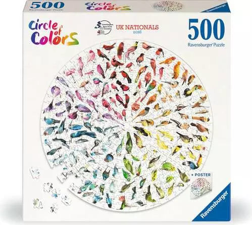 Ravensburger Bird Colour Wheel 500 Piece Jigsaw Puzzle