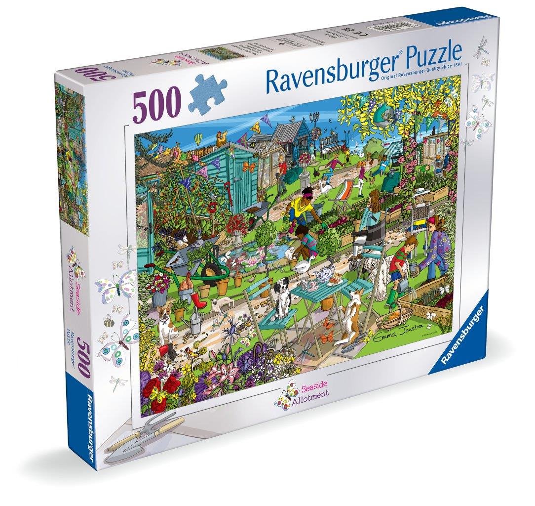 Ravensburger Seaside Allotment 500 Piece Jigsaw Puzzle