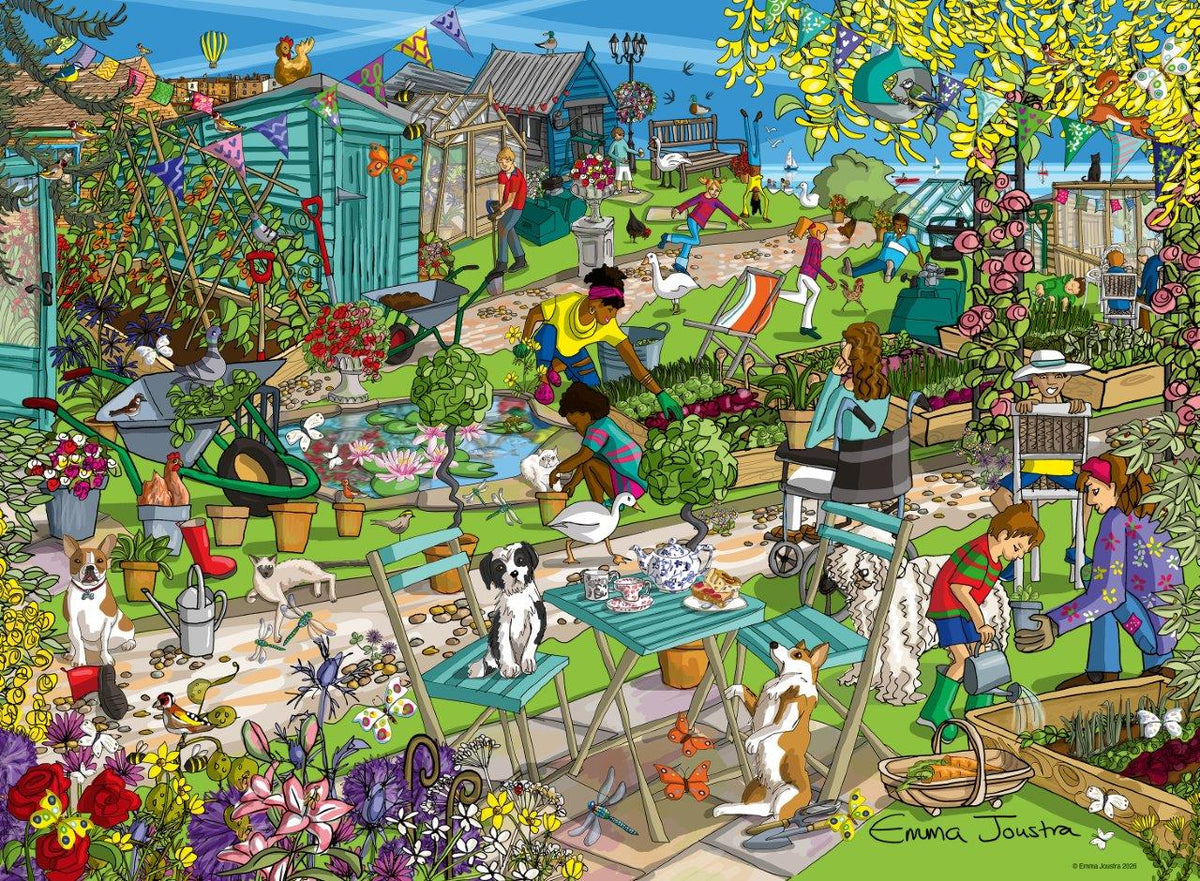 Ravensburger Seaside Allotment 500 Piece Jigsaw Puzzle