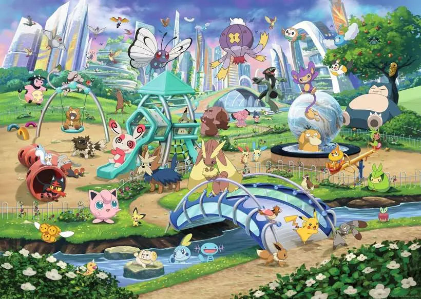 Ravensburger Pokémon Eevee and Park Jigsaw Puzzle