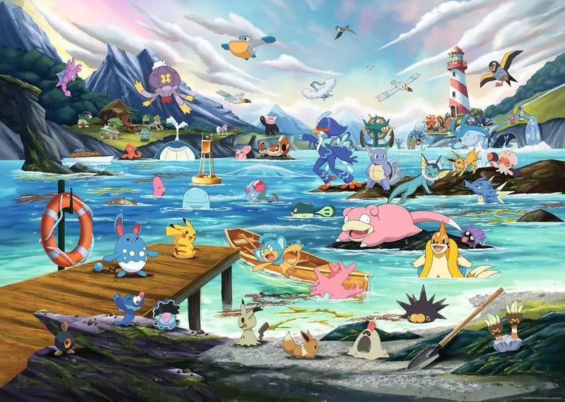 Ravensburger Pokémon Vaporeon and Temperate Marine Jigsaw Puzzle