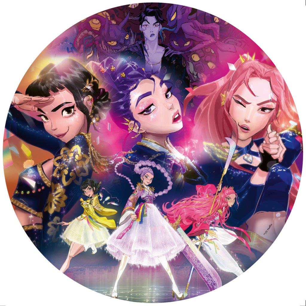 Ravensburger K-Pop Demon Hunters Circular 500 Piece Jigsaw Puzzle
