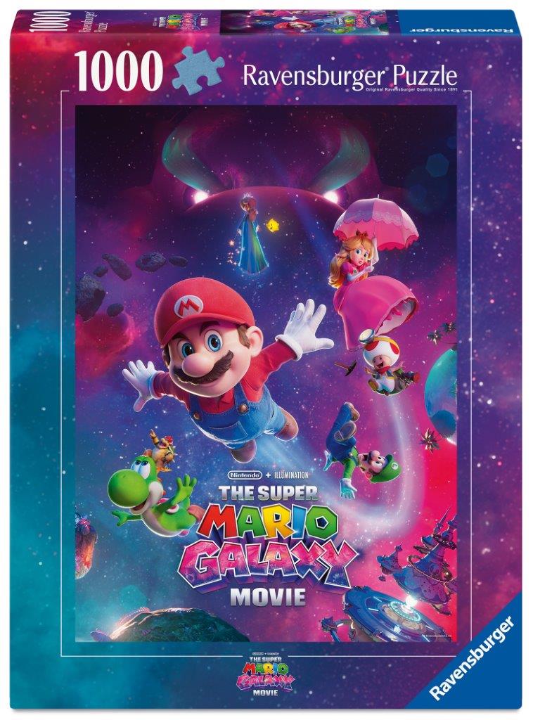 Ravensburger Super Mario Bros Movie Galaxy 1000 Piece Jigsaw Puzzle