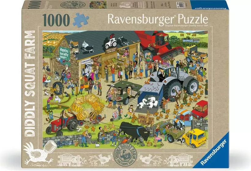 Ravensburger Clarkson's Farm Diddly Squat Farm Jigsaw Puzzle 1000 Pieces