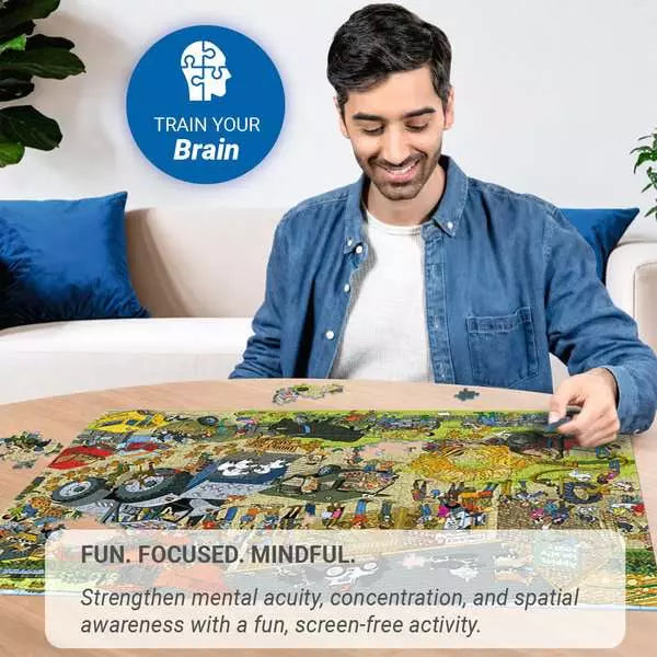 Ravensburger Clarkson's Farm Diddly Squat Farm Jigsaw Puzzle 1000 Pieces