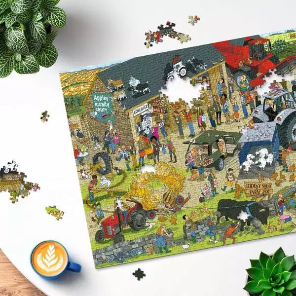 Ravensburger Clarkson's Farm Diddly Squat Farm Jigsaw Puzzle 1000 Pieces