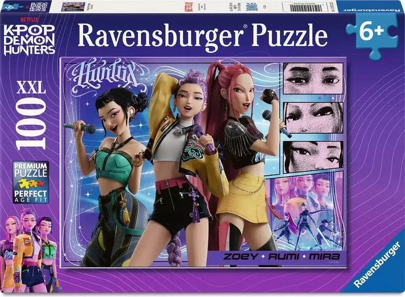 Ravensburger K-Pop Demon Hunters 100 XXL Piece Jigsaw Puzzle