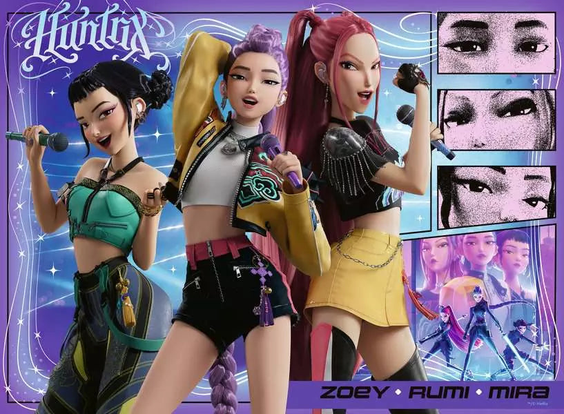 Ravensburger K-Pop Demon Hunters 100 XXL Piece Jigsaw Puzzle