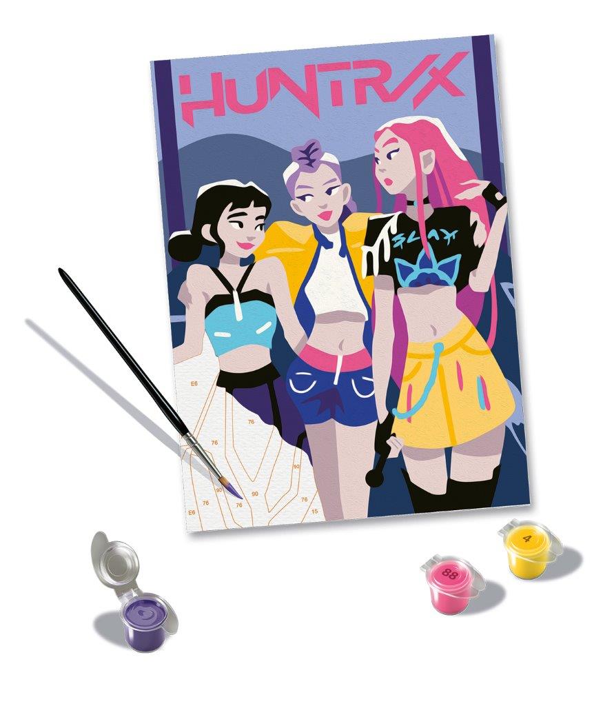 Ravensburger K-Pop Demon Hunters CreArt Paint by Numbers Set
