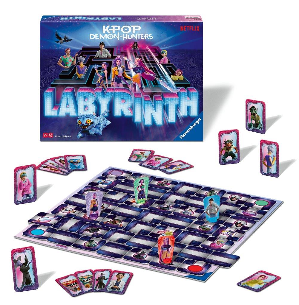 Ravensburger Labyrinth K-Pop Demon Hunters Board Game