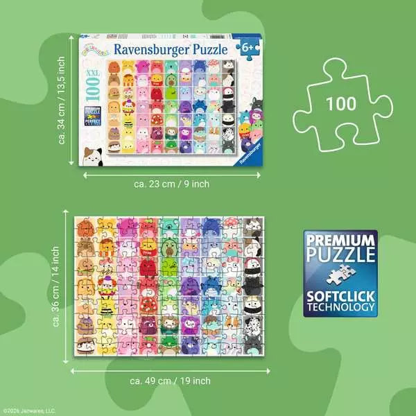 Ravensburger Squishmallows XXL 100 Piece Jigsaw Puzzle