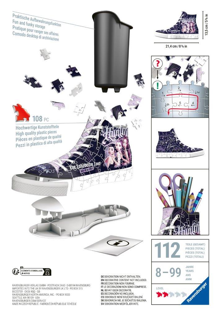 Ravensburger K-Pop Demon Hunters Sneaker 3D Puzzle