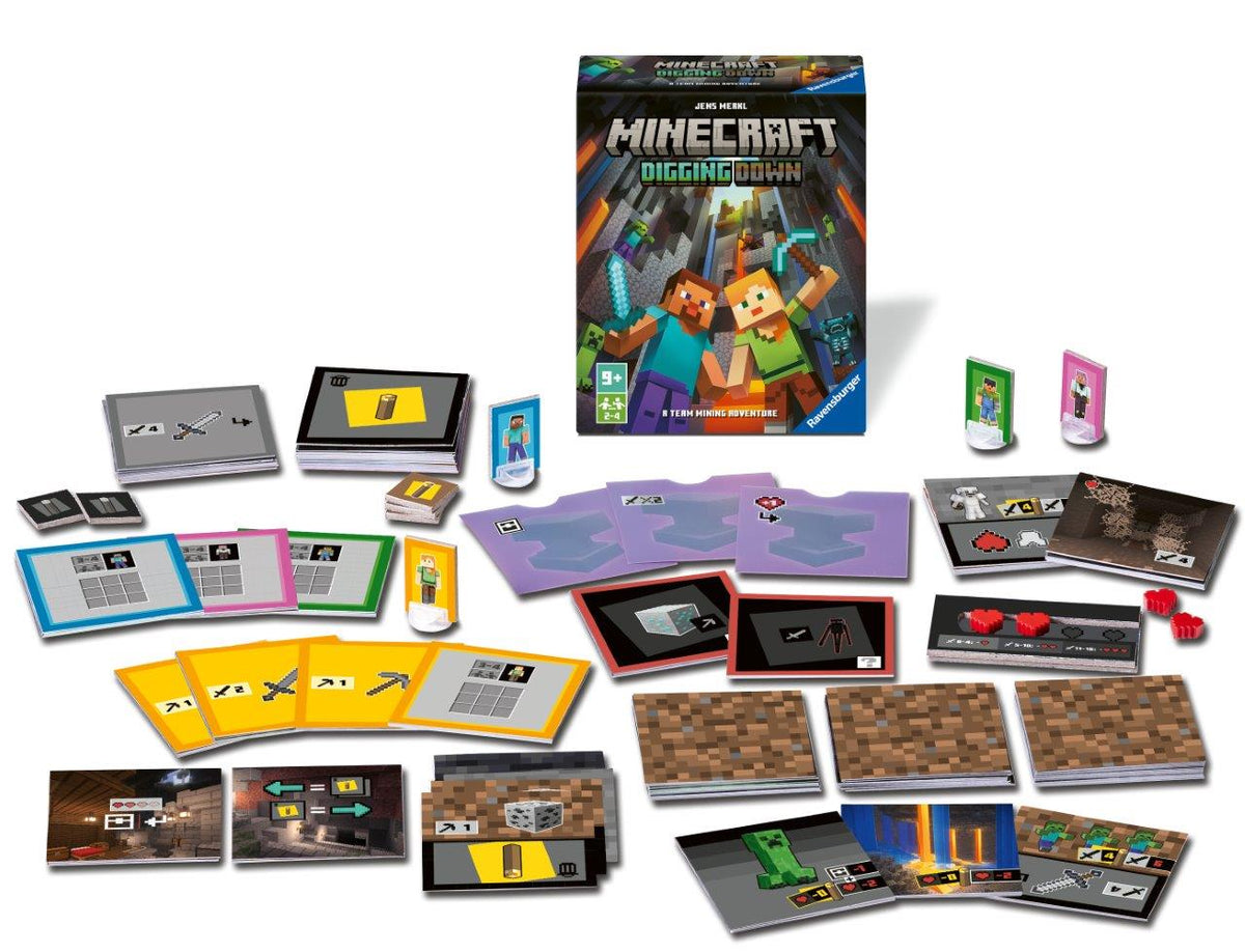 Ravensburger Minecraft Digging Deep Strategy Game