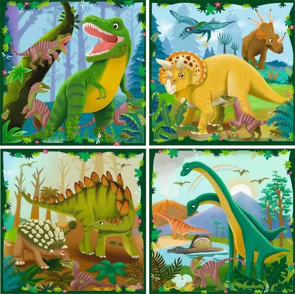 Ravensburger Puzzle Up Dinosaurs 25/36/42/56 Piece Jigsaw Puzzle