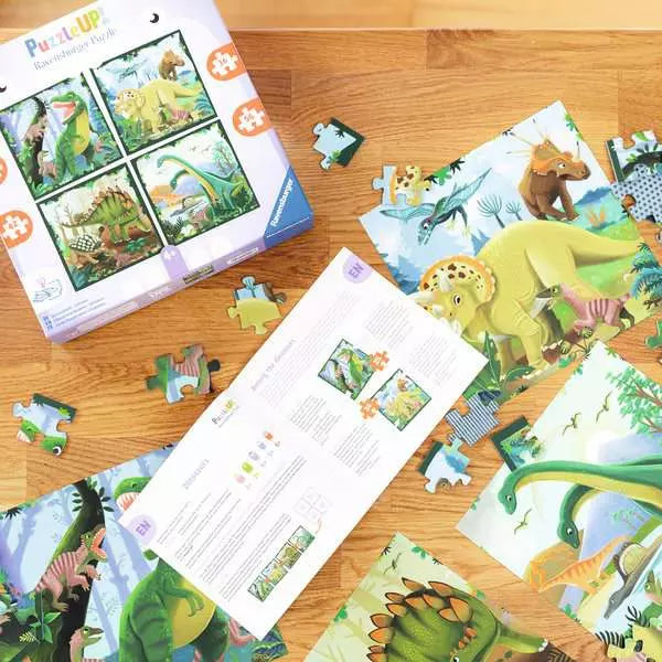 Ravensburger Puzzle Up Dinosaurs 25/36/42/56 Piece Jigsaw Puzzle