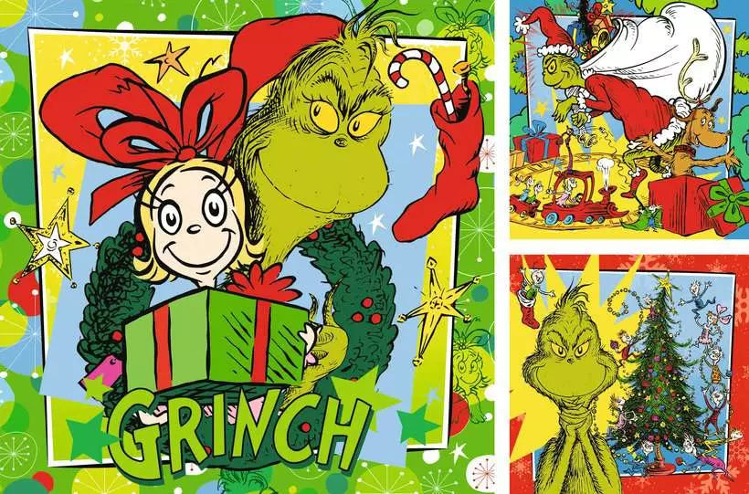 Ravensburger Grinch 3x49 Piece Jigsaw Puzzle