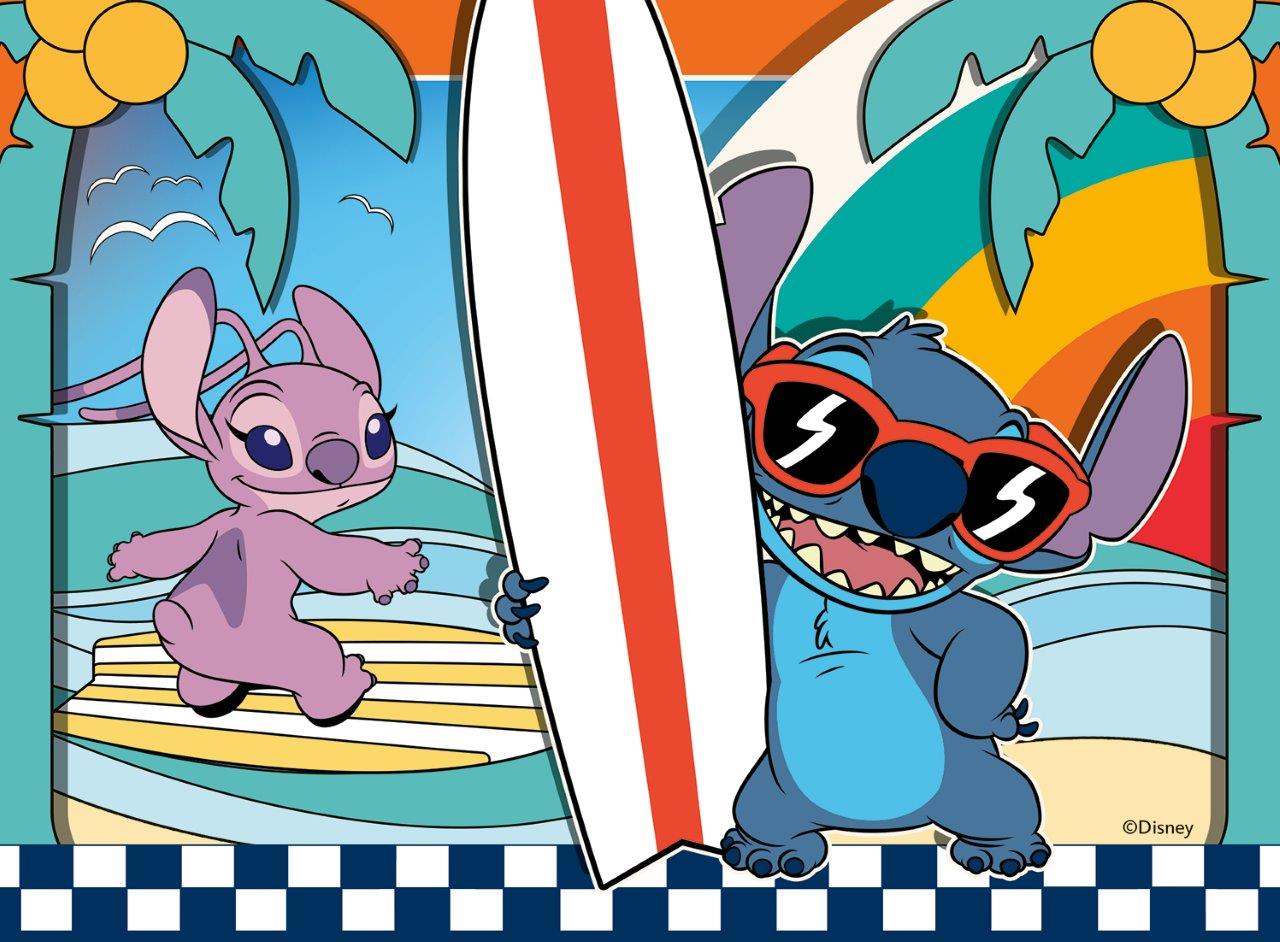 Disney Stitch 4 in a box Puzzle