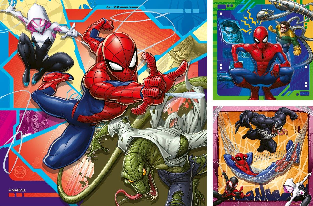Marvel Spider-Man 3x49pc puzzle