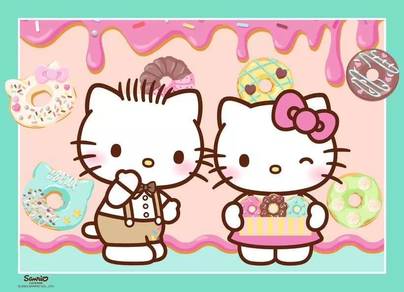 Ravensburger Hello Kitty 4x100 Piece Jigsaw Puzzle Set