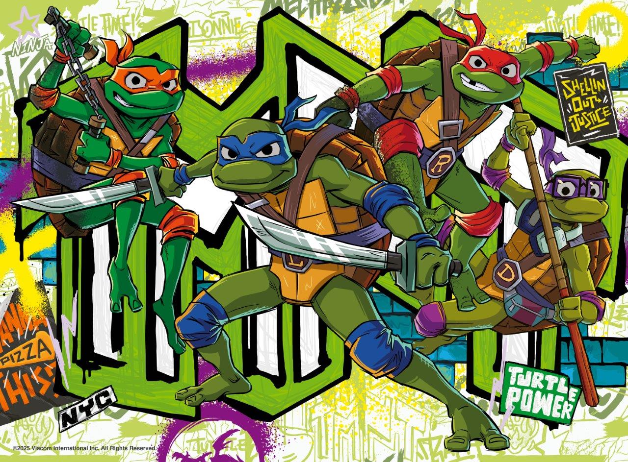 Teenage Mutant Ninja Turtles 200pc XXL