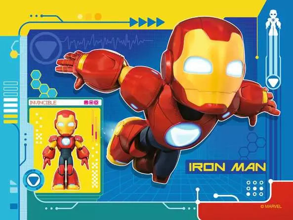 Iron Man & Friends 4 in a box Puzzle