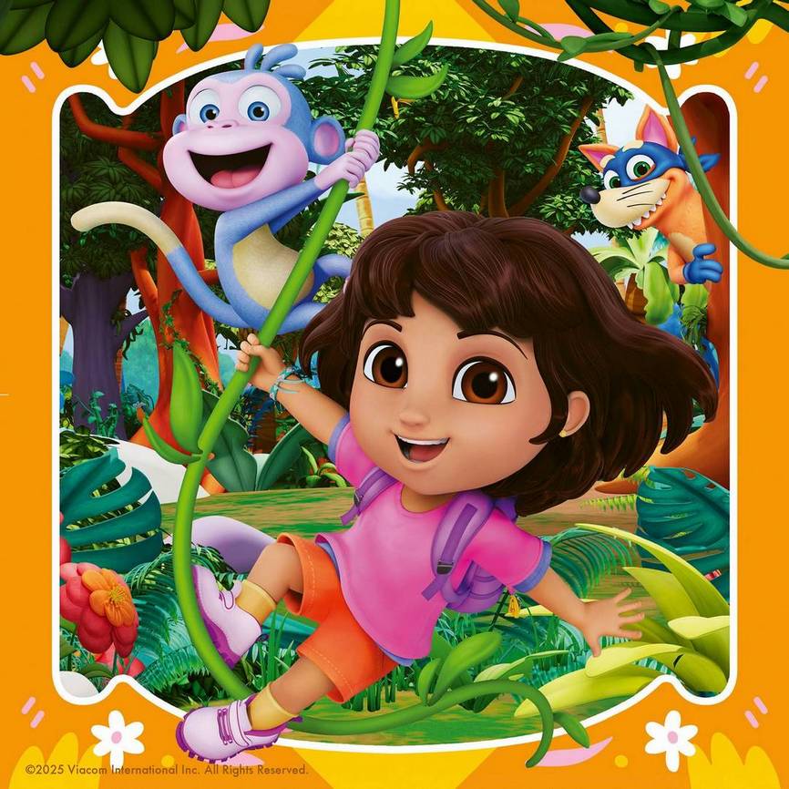 Ravensburger Dora the Explorer 3x49 Piece Jigsaw Puzzle