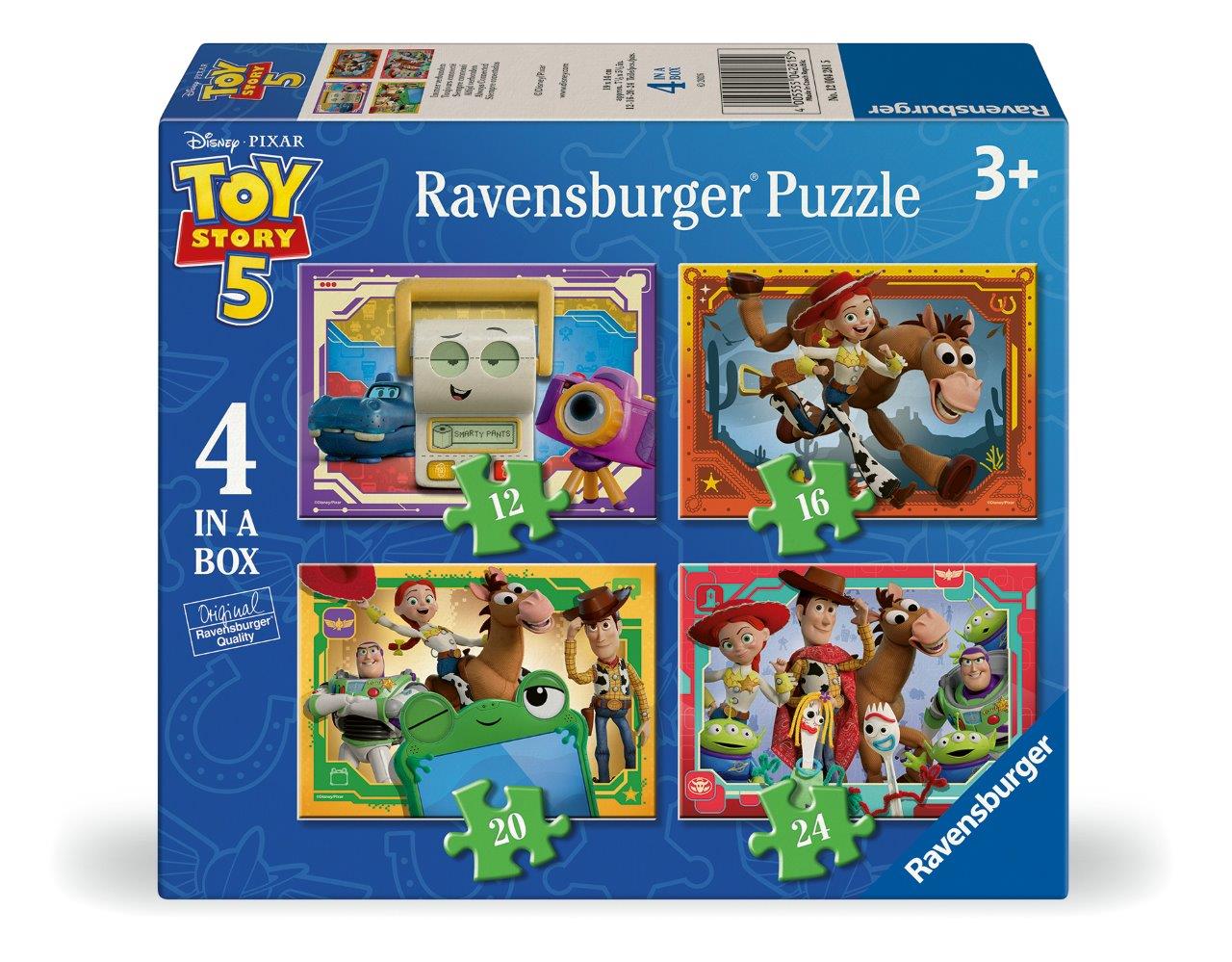 Ravensburger Toy Story 5, 4 In A Box Jigsaw Puzzle