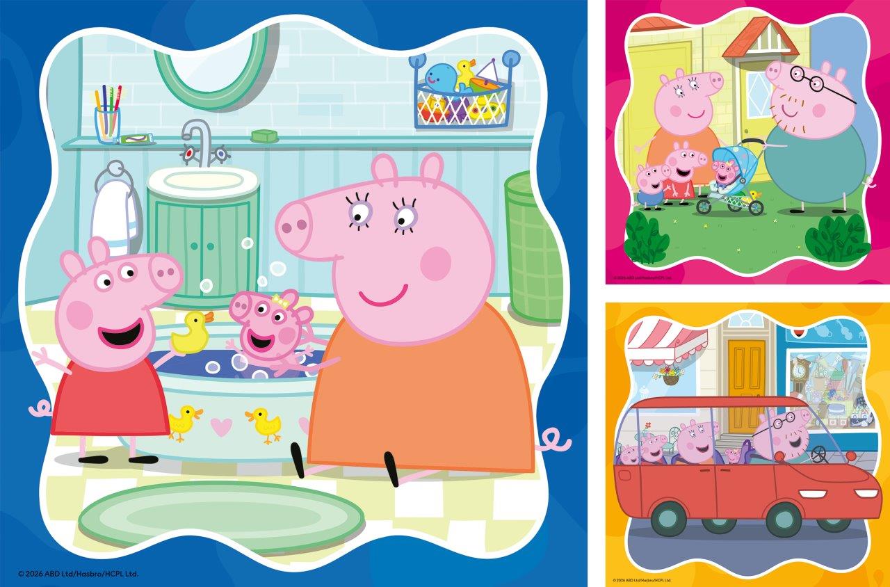 Ravensburger Peppa Pig 3x49 Piece Jigsaw Puzzle