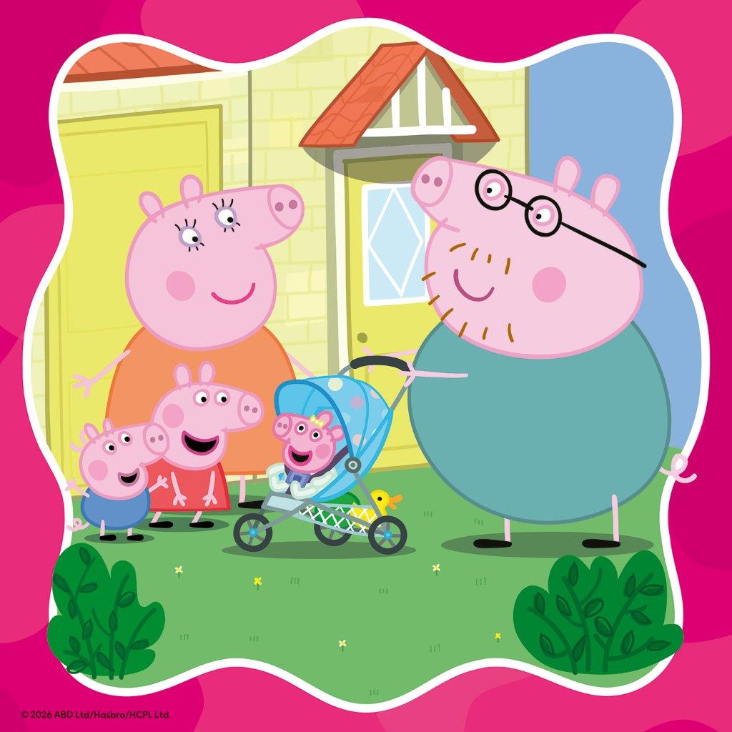 Ravensburger Peppa Pig 3x49 Piece Jigsaw Puzzle