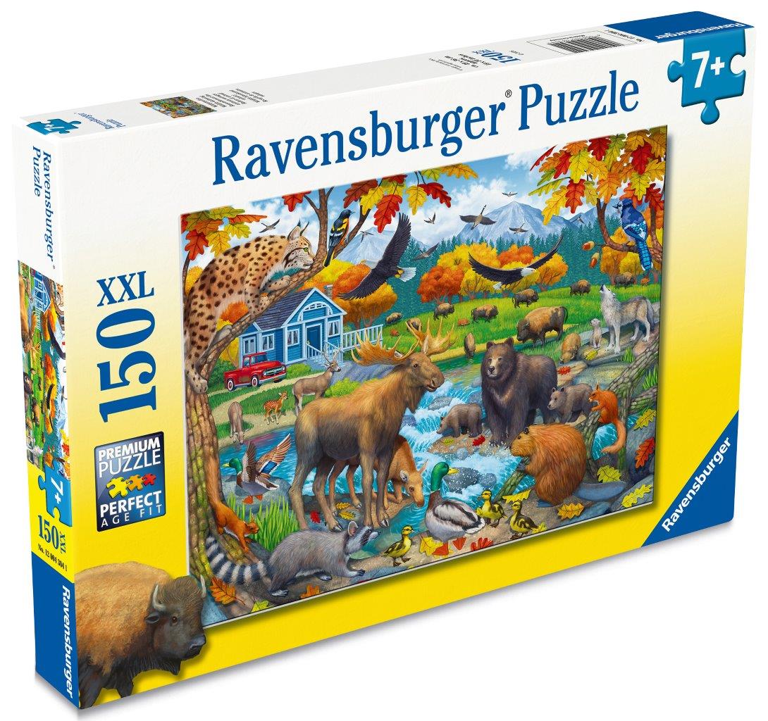 Ravensburger Wildlife Gathering XXL 150 Piece Jigsaw Puzzle