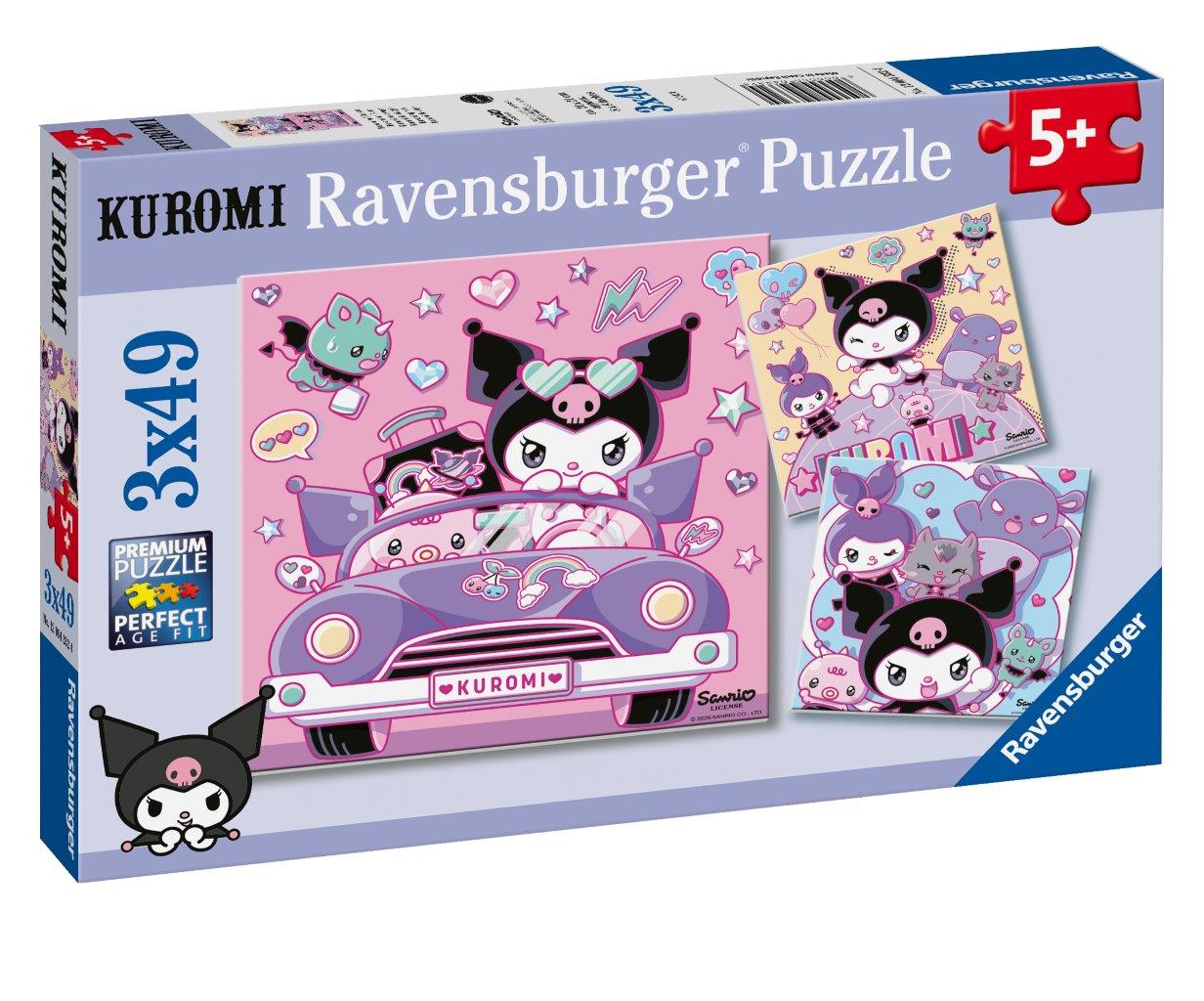 Ravensburger Hello Kitty Kuromi 3x49 piece Jigsaw Puzzles