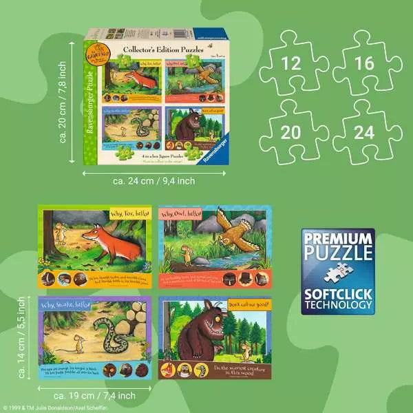 Ravensburger The Gruffalo Collection Jigsaw Puzzle 4 in a Box