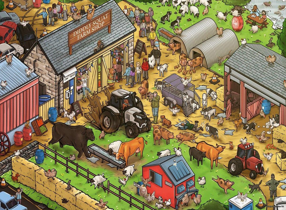 Ravensburger Diddly Squat Farm 100 Piece XXL Jigsaw Puzzle