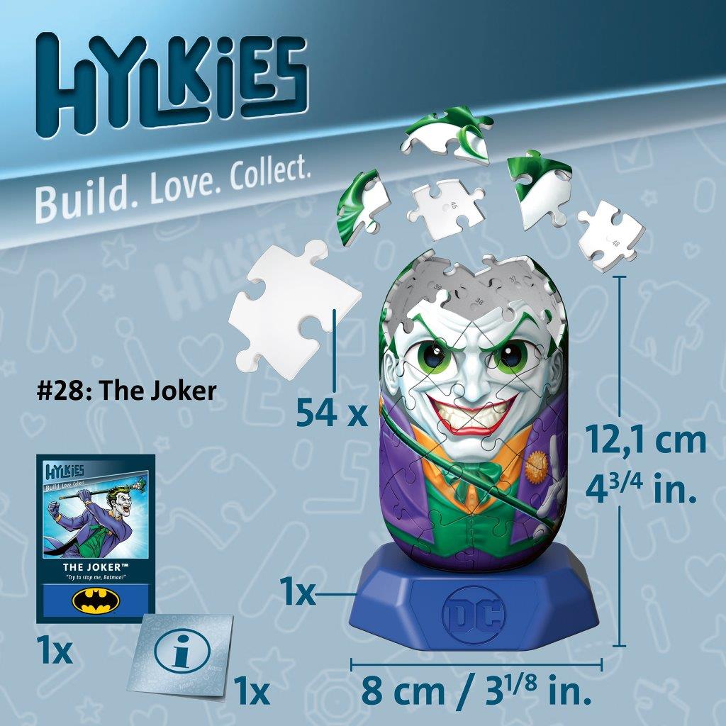 Ravensburger Hylkies DC The Joker 3D Puzzle 54 Pieces