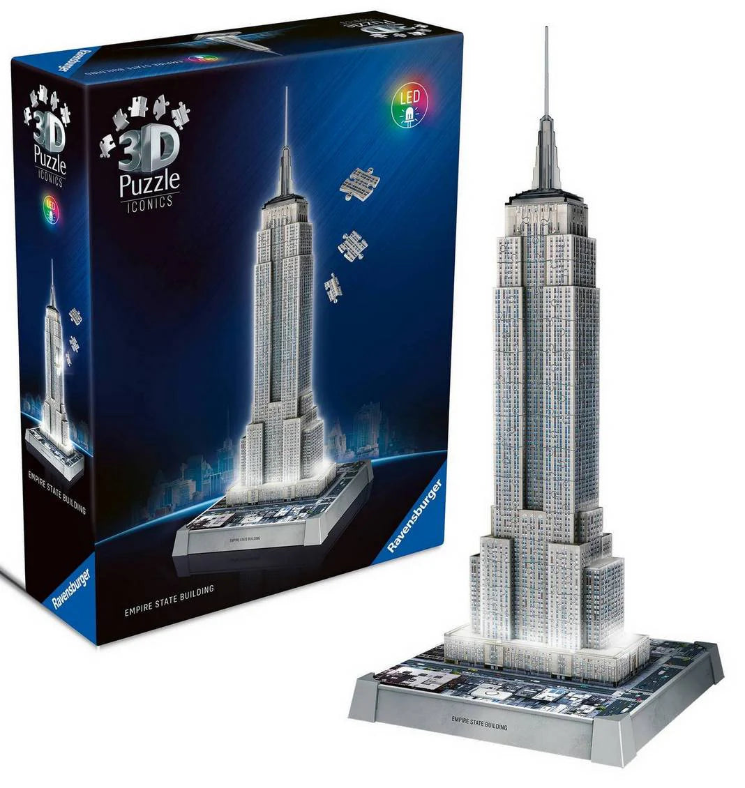 Iconics Empire State Building Light Up 3D Puzzle, 216pc